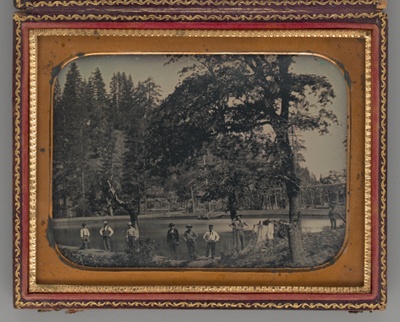 Untitled (Gold Miners in Front of a Pond)