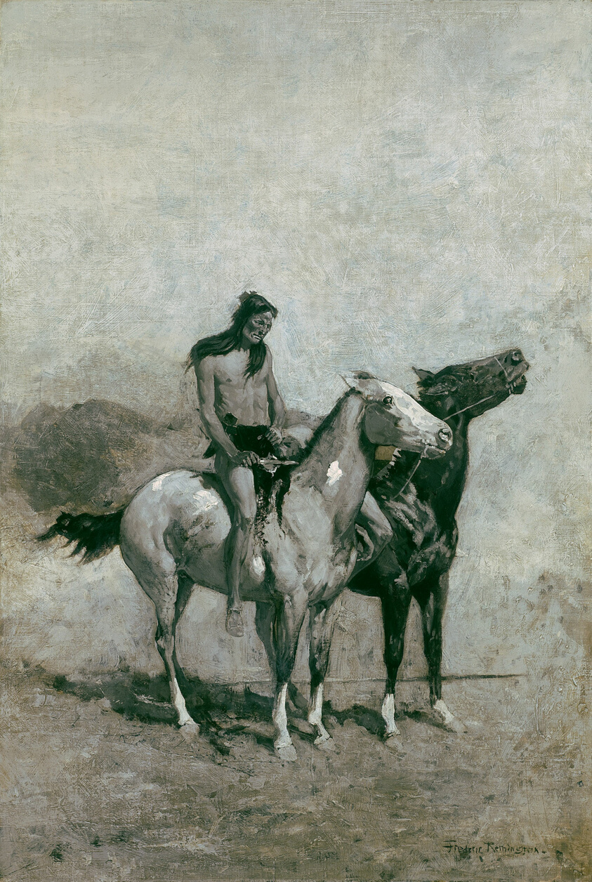 The Fire-Eater Slung His Victim Across His Pony