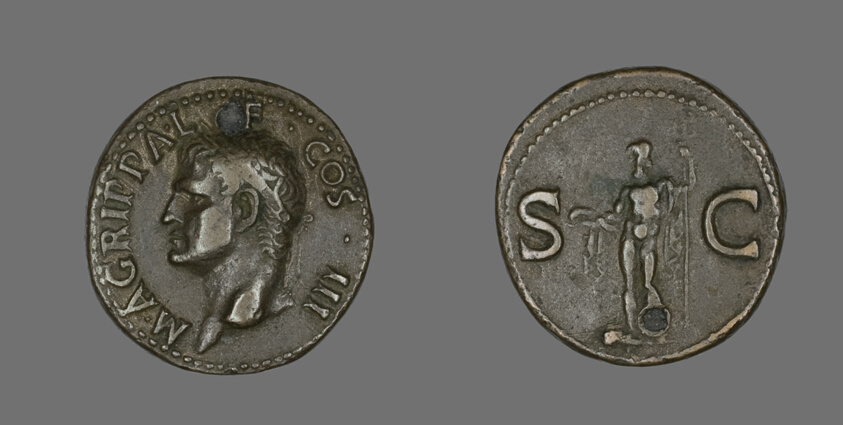 As (Coin) Portraying Agrippa