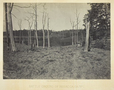 Battle Ground of Resacca, GA, No. 1