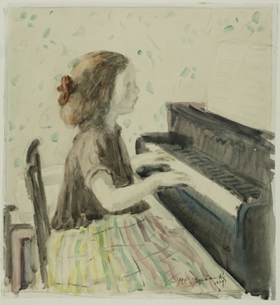 Frances at the Piano