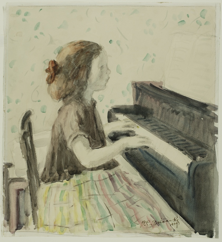 Frances at the Piano