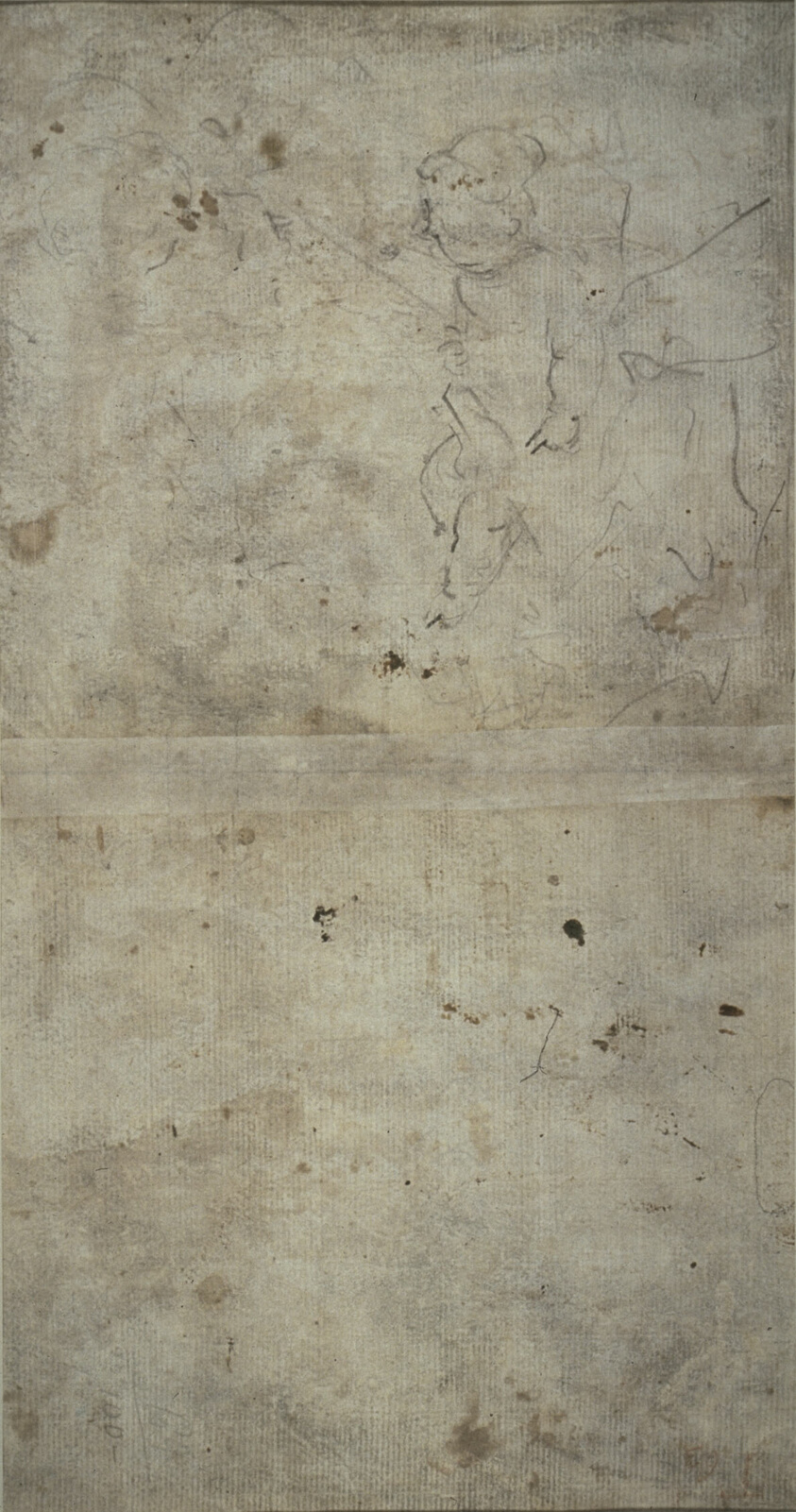 Sketch of Joseph Holding the Christ Child