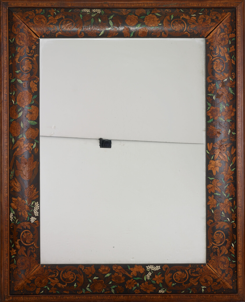 Cushion-Framed Mirror