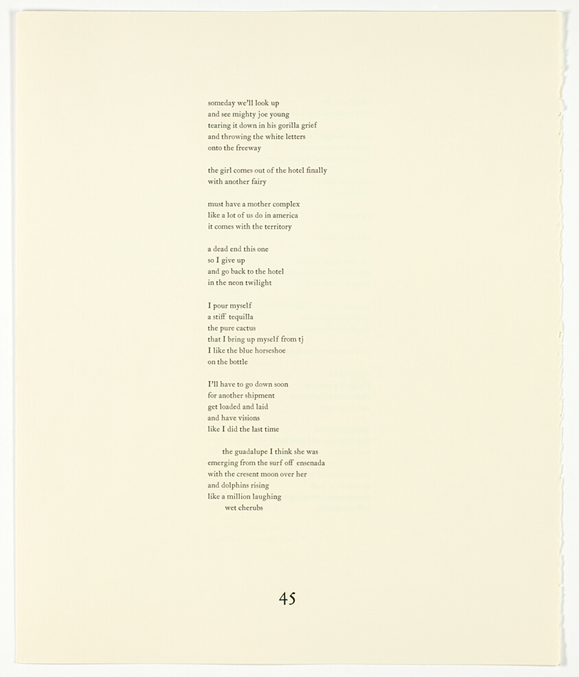 Pages 45-48, from The Plain of Smokes: Poem Cycle