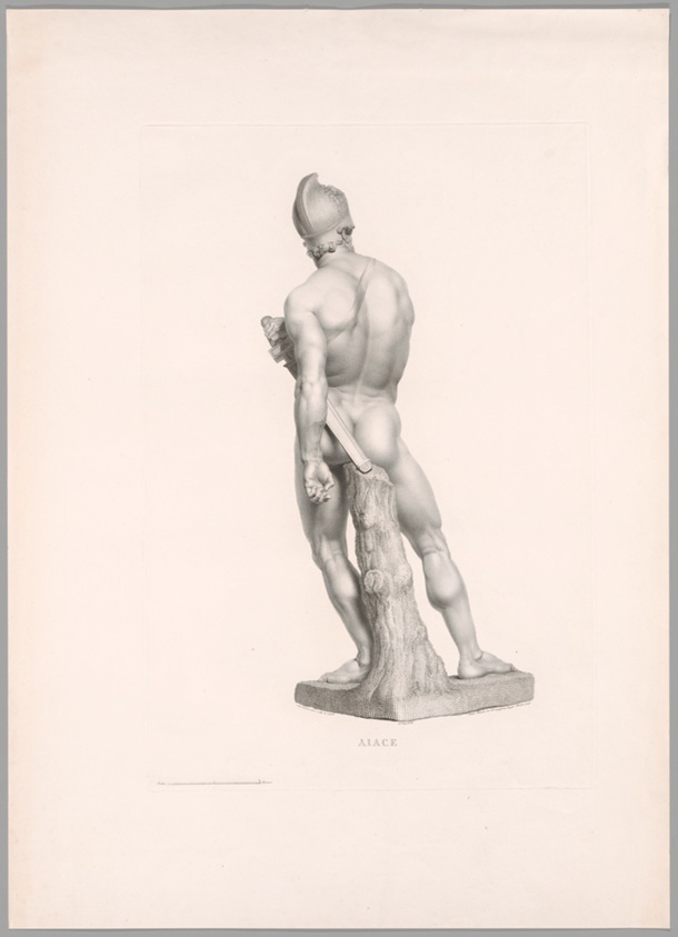 Ajax, Back View, from Oeuvre de Canova