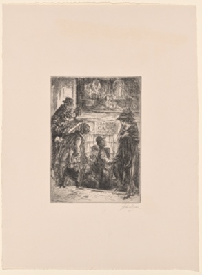 The Bandit's Cave, from Six American Etchings (series one): The New Republic