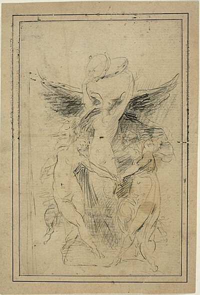 Five Dancing Female Figures