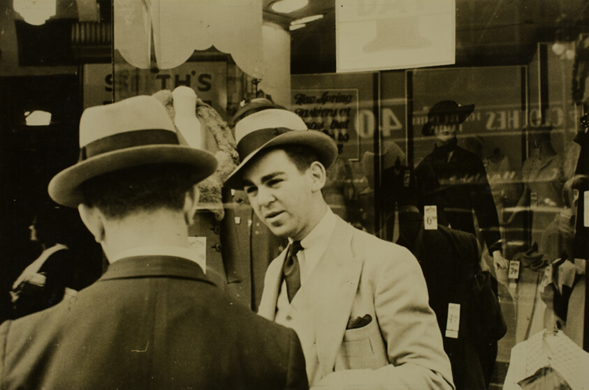 New York City (Two Men in Hats)