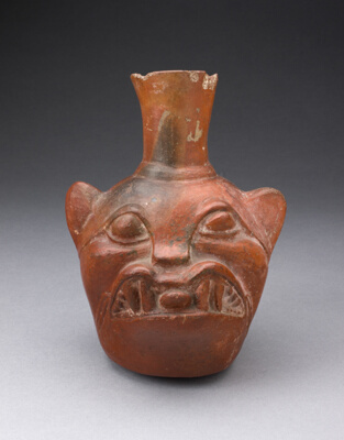 Jar in the Form of a Jaguar Head