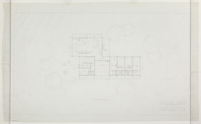 Rose House, Highland Park, Illinois, Plan