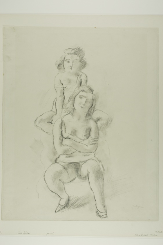 Two Women Wearing Slips