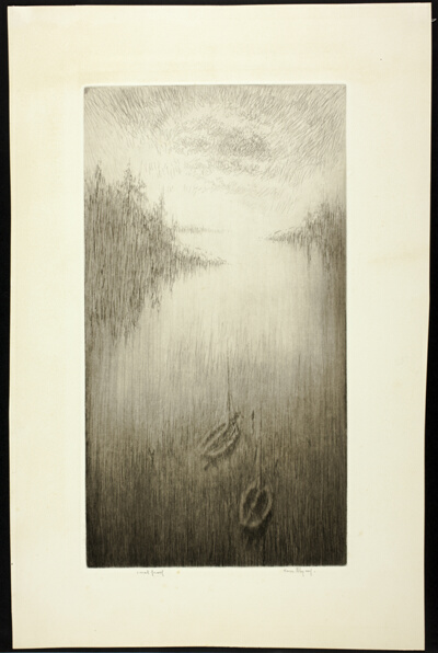 Untitled (Rowboats on the Pond)