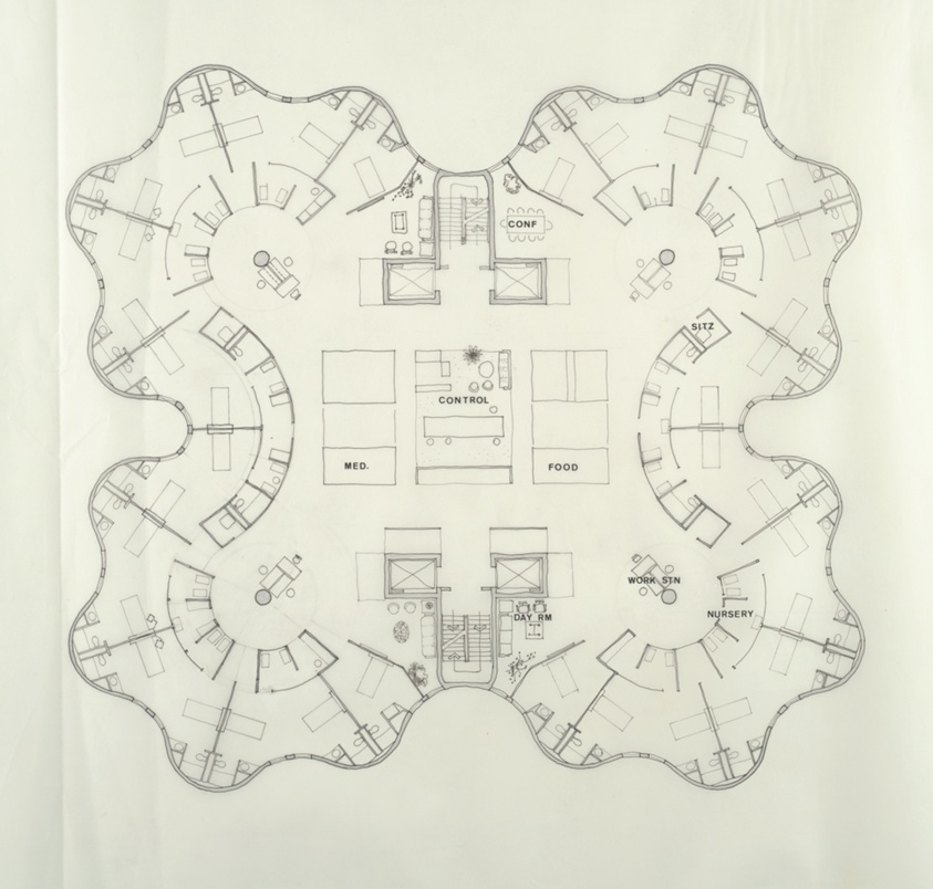 Prentice Women's Hospital, Chicago, Illinois, Floor Plan