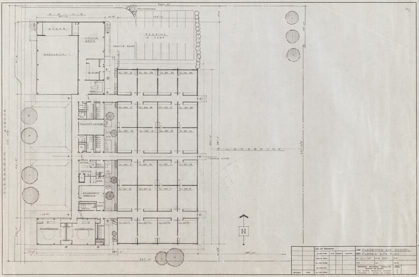 Joseph Brenneman Elementary School: Floor and Site Plans