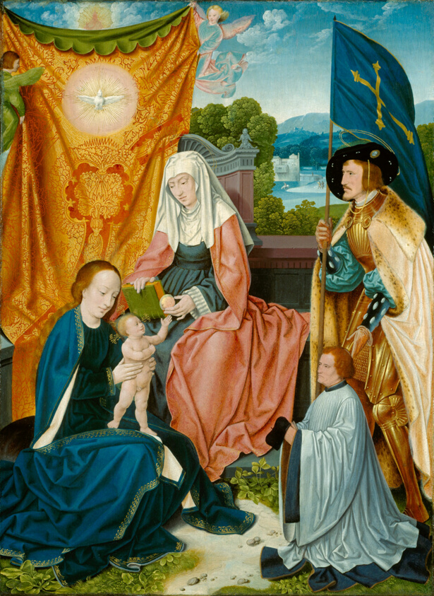 Virgin and Child with Saint Anne, Saint Gereon, and a Donor
