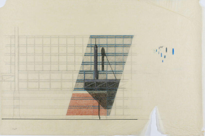 Greyhound Chicago Bus Terminal, Chicago, Illinois, Elevation Study