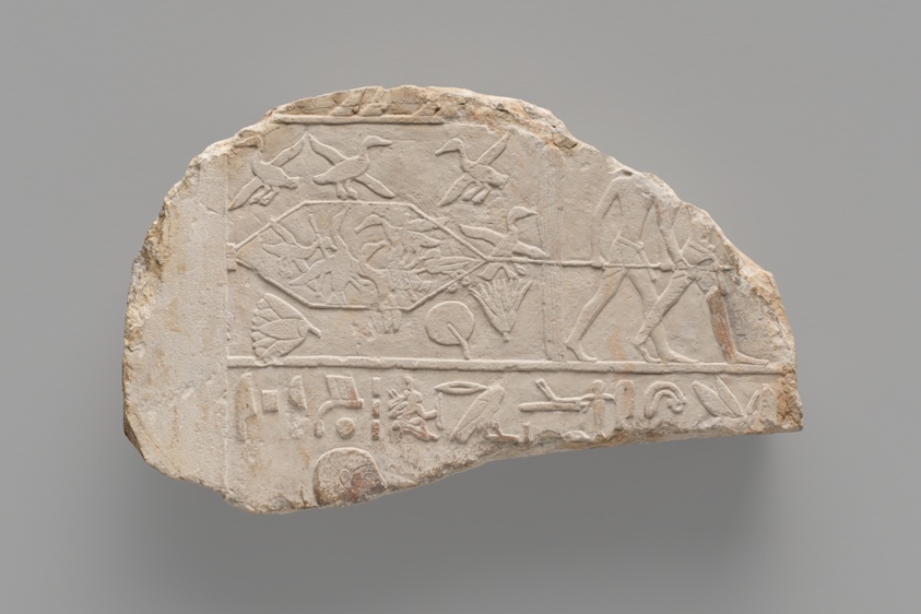 Relief Fragment Depicting Ipi and Fowling in the Marshes