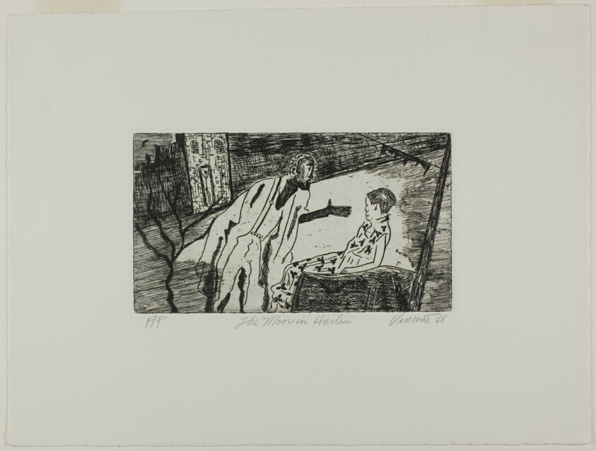 The Moor in Harlem, from Eight Etchings