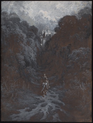 Sir Lancelot Approaching the Castle of Astolat
