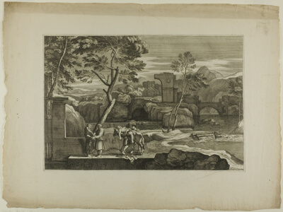 The Good Samaritan Takes the Wounded Man from his Donkey