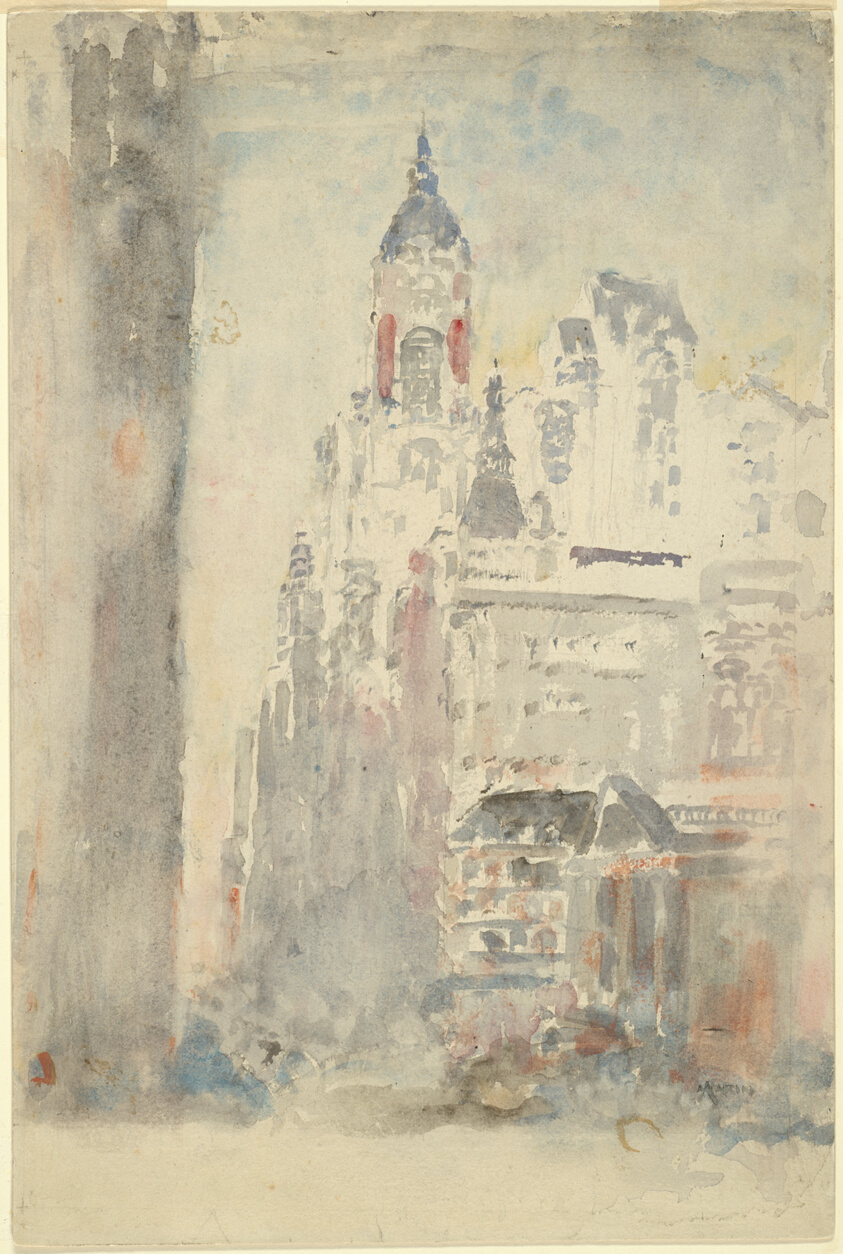Buildings, One with Tower