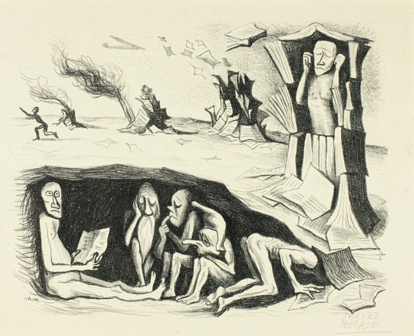 Cavemen, from Journalism