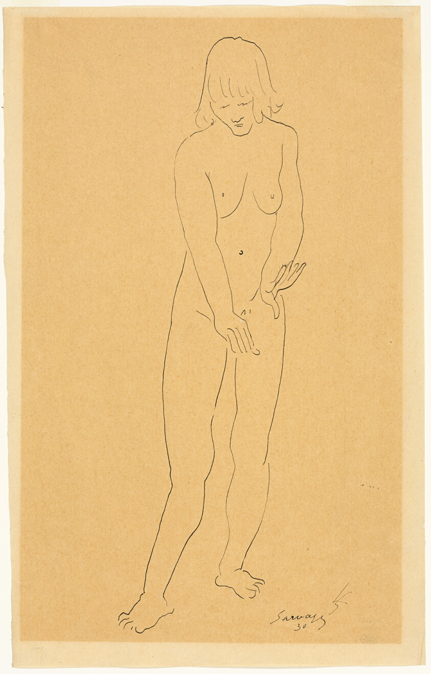 Standing Female Nude
