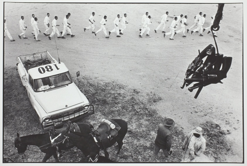 From the Picket Tower, Ferguson Unit, Texas, from the series "Conversations with the Dead" and No. 15 from the portfolio "Danny Lyon" (1979)