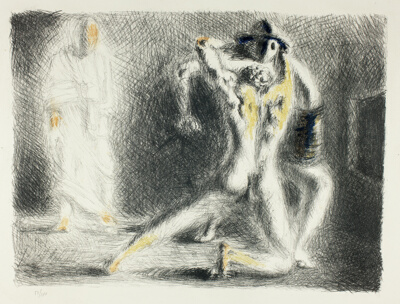 School of the Gladiators, Plate five from Metamorposis