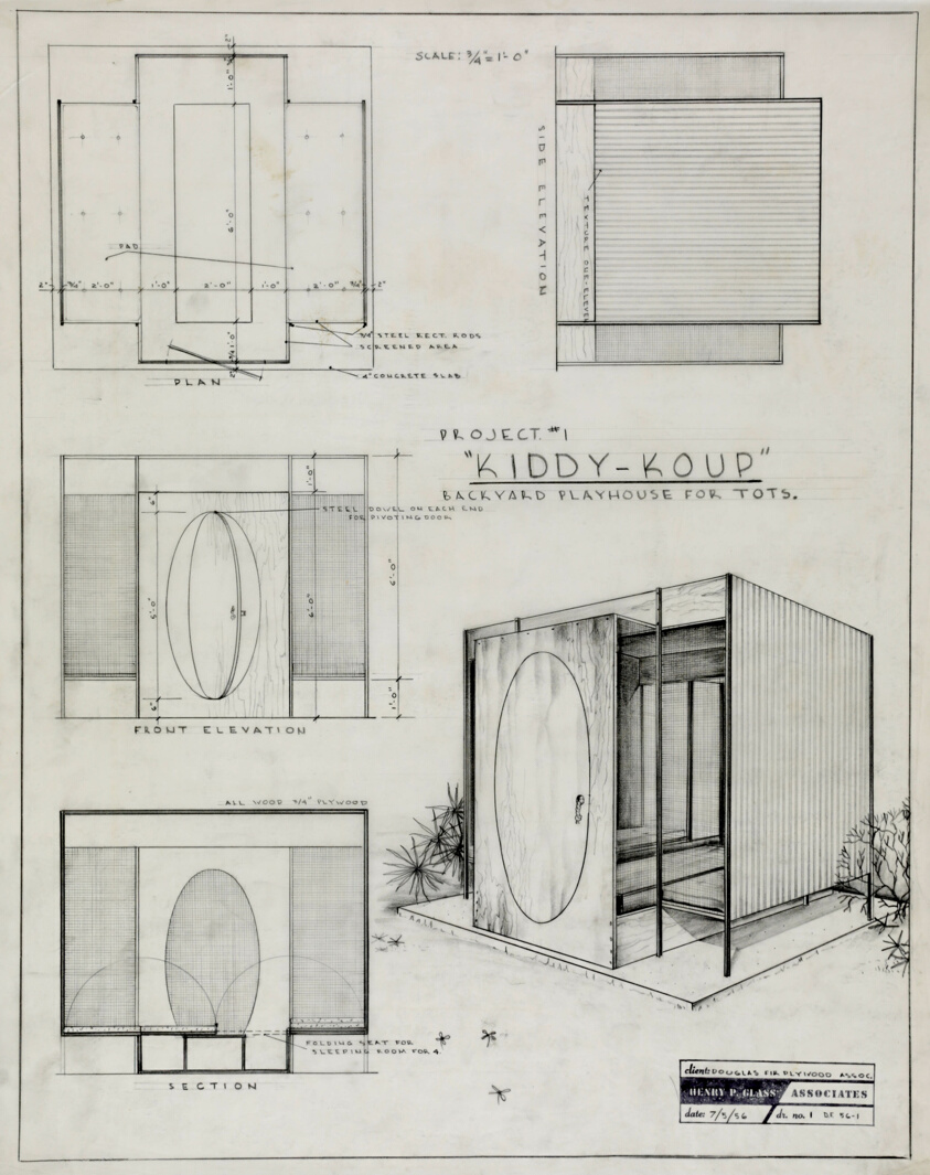 Douglas Fir Plywood Association, Idea Sketches