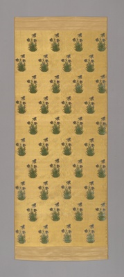 Length of cloth of gold with voided velvet Irises