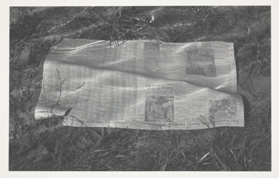 Newspaper in Water