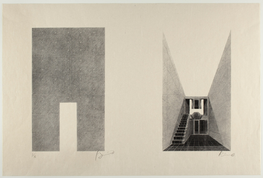 Row House, Sumiyoshi, Japan, Plan and Interior Perspective