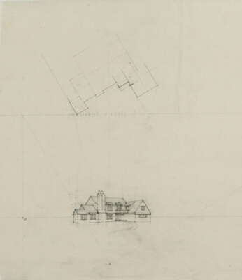Mr. and Mrs. W.C. Stetson House, Winnetka, Illinois, Presentation and Working Drawings