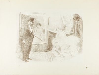 Dancer's Dressing Room, Second Plate
