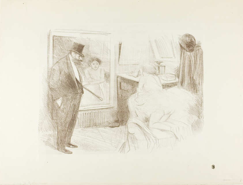 Dancer's Dressing Room, Second Plate
