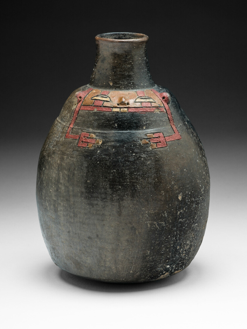 Bottle with Incised Geometric Figure