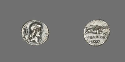 Denarius (Coin) Depicting the God Apollo