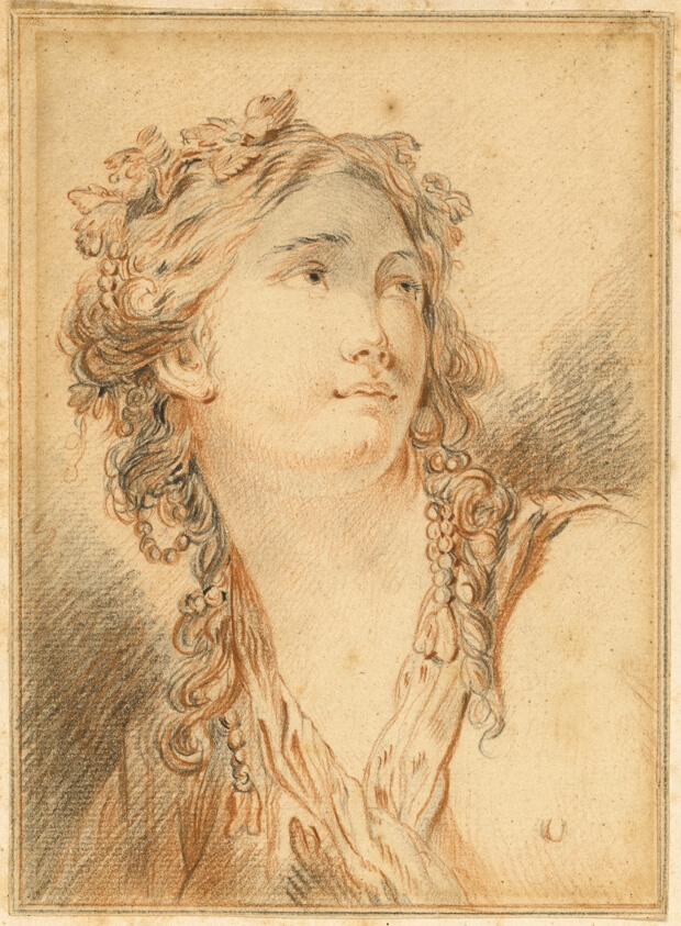 Head of Bacchante