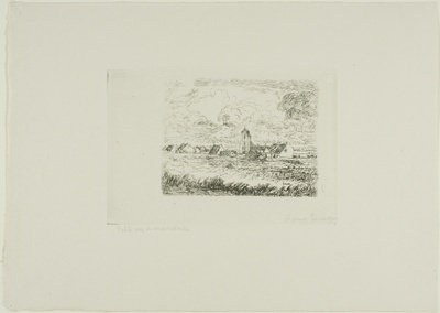 Small View of Mariakerke, second plate