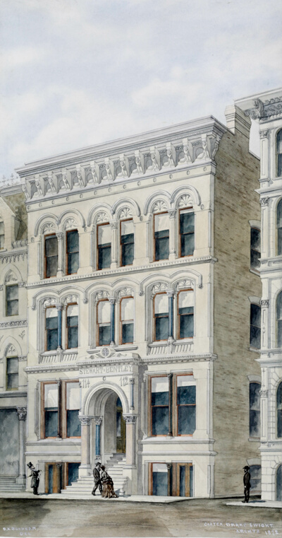 Stewart–Bentley Building, Chicago, Illinois, Perspective