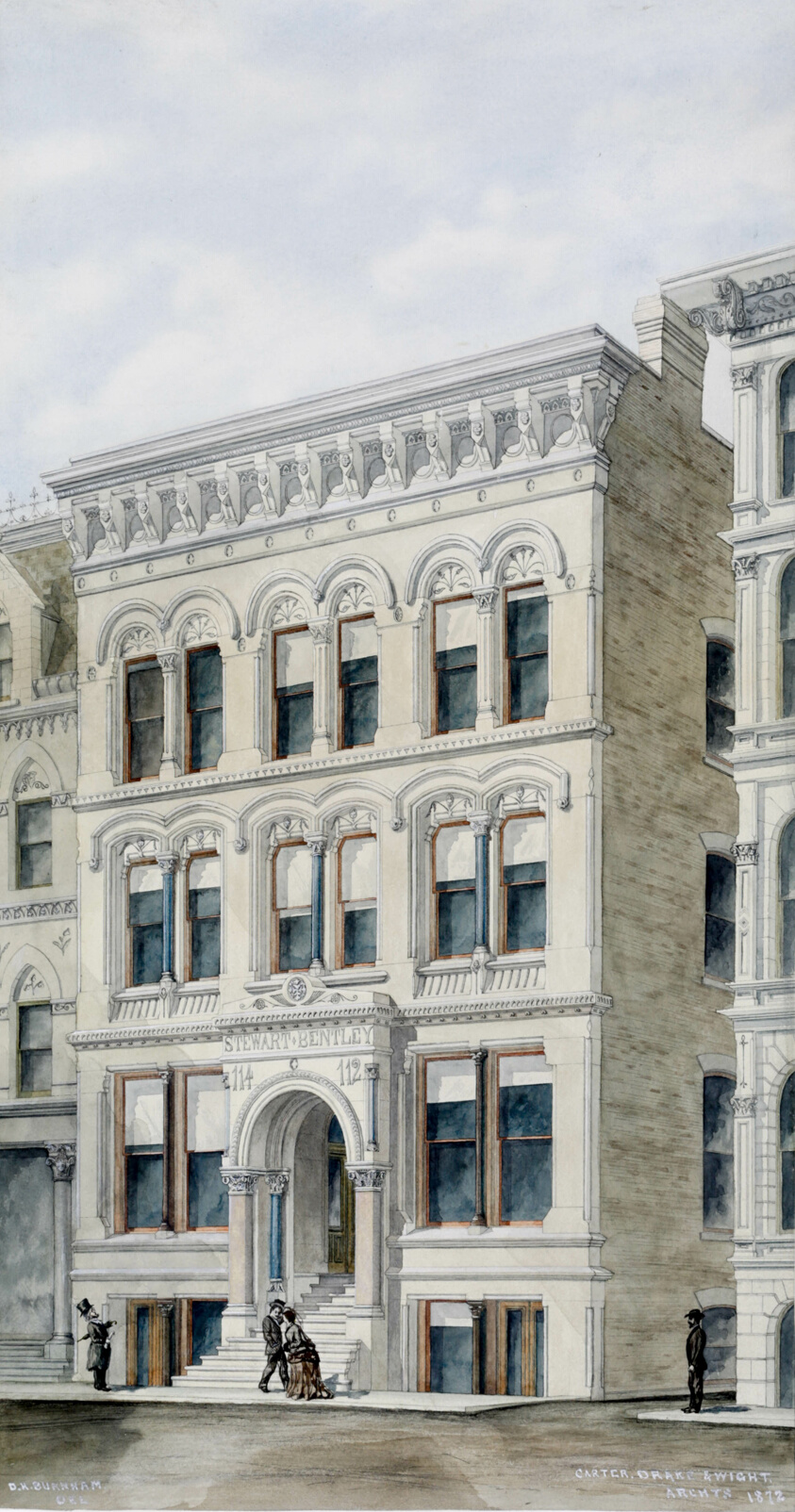 Stewart–Bentley Building, Chicago, Illinois, Perspective