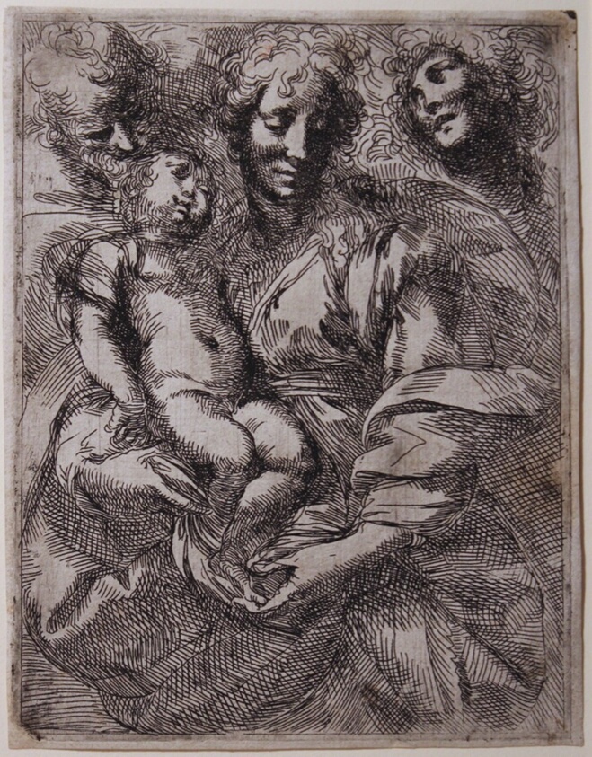Holy Family with an Angel