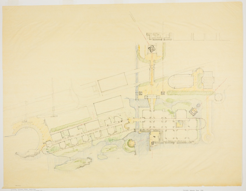 Grant Park Fairgrounds, Chicago Illinois, Site Plan