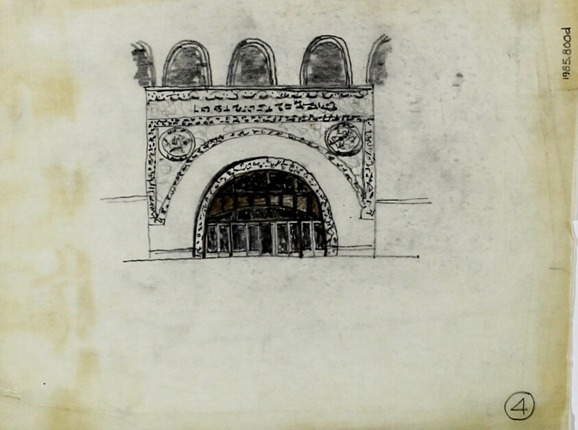 Stock Exchange Building Lobby Remodeling, Chicago, Illinois, Elevation Studies