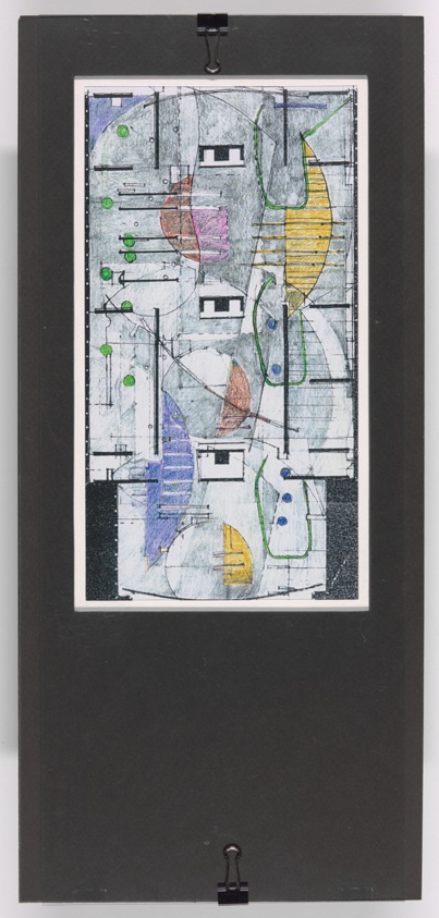 Dupont de Nemours Resource Center Patterning Model Series #4.1993.7.1-.12, (4 of 12) Model and Pattern Fragment Drawing