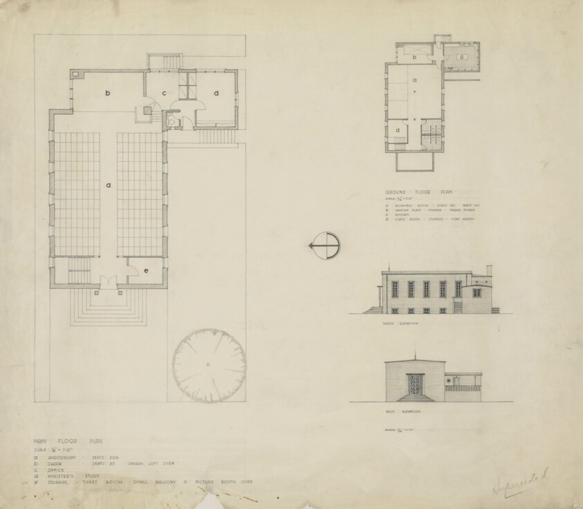 Third Unitarian Church, Chicago, Illinois, Multiple Views