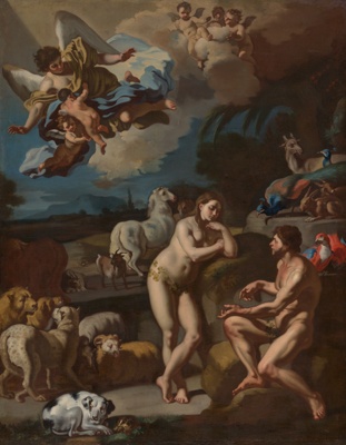 Adam and Eve in Paradise