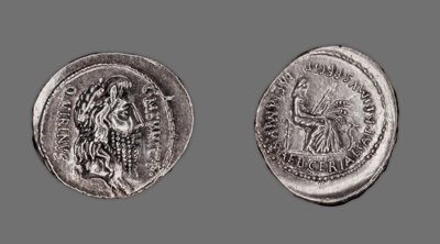 Denarius (Coin) Depicting the God Quirinus
